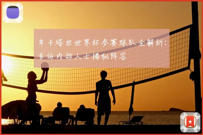 年卡塔尔世界杯参赛球队全解析：专访内部人士揭秘阵容