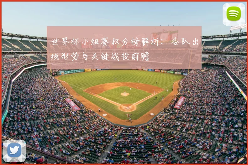 世界杯小组赛积分榜解析:各队出线形势与关键战役前瞻