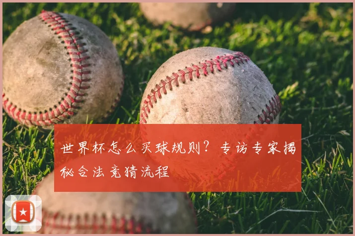 世界杯怎么买球规则？专访专家揭秘合法竞猜流程